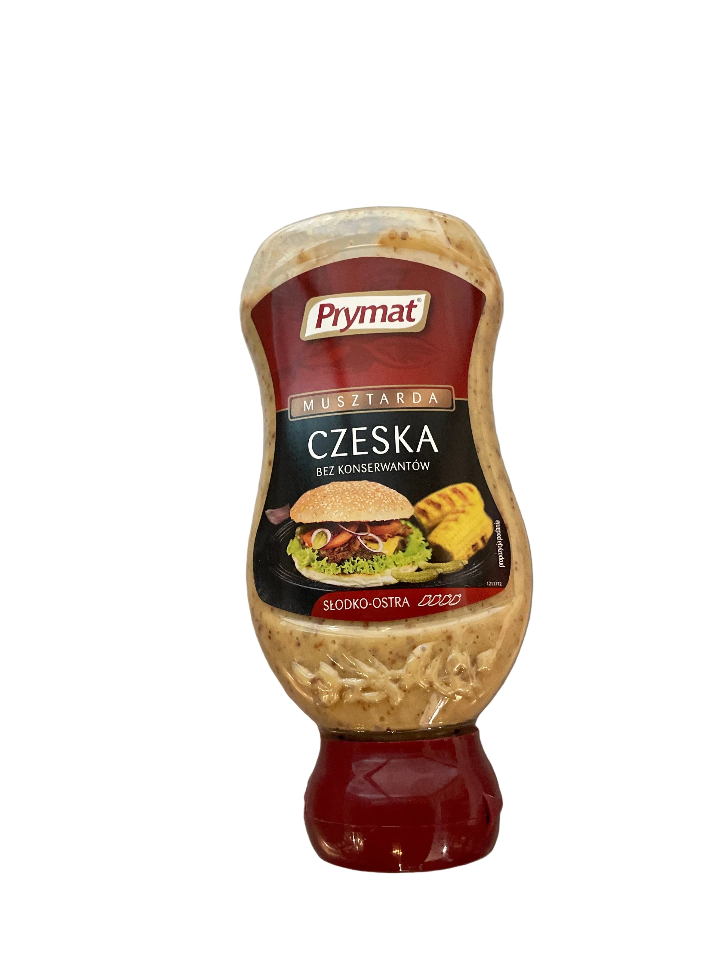 PRYMAT CZESKA MUSZTARDA SLODKO OSTRA ,MUSTARD 300g
