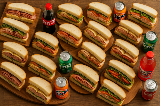 20 sandwiches