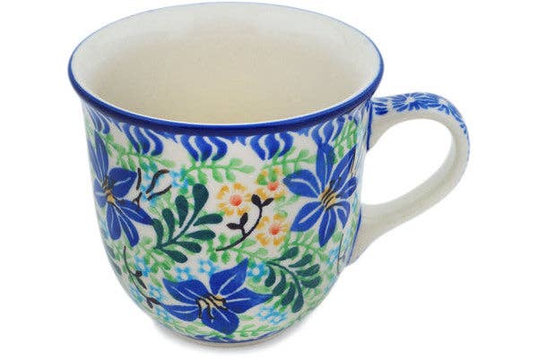Cup 6 oz Midnight Lilies Theme UNIKAT