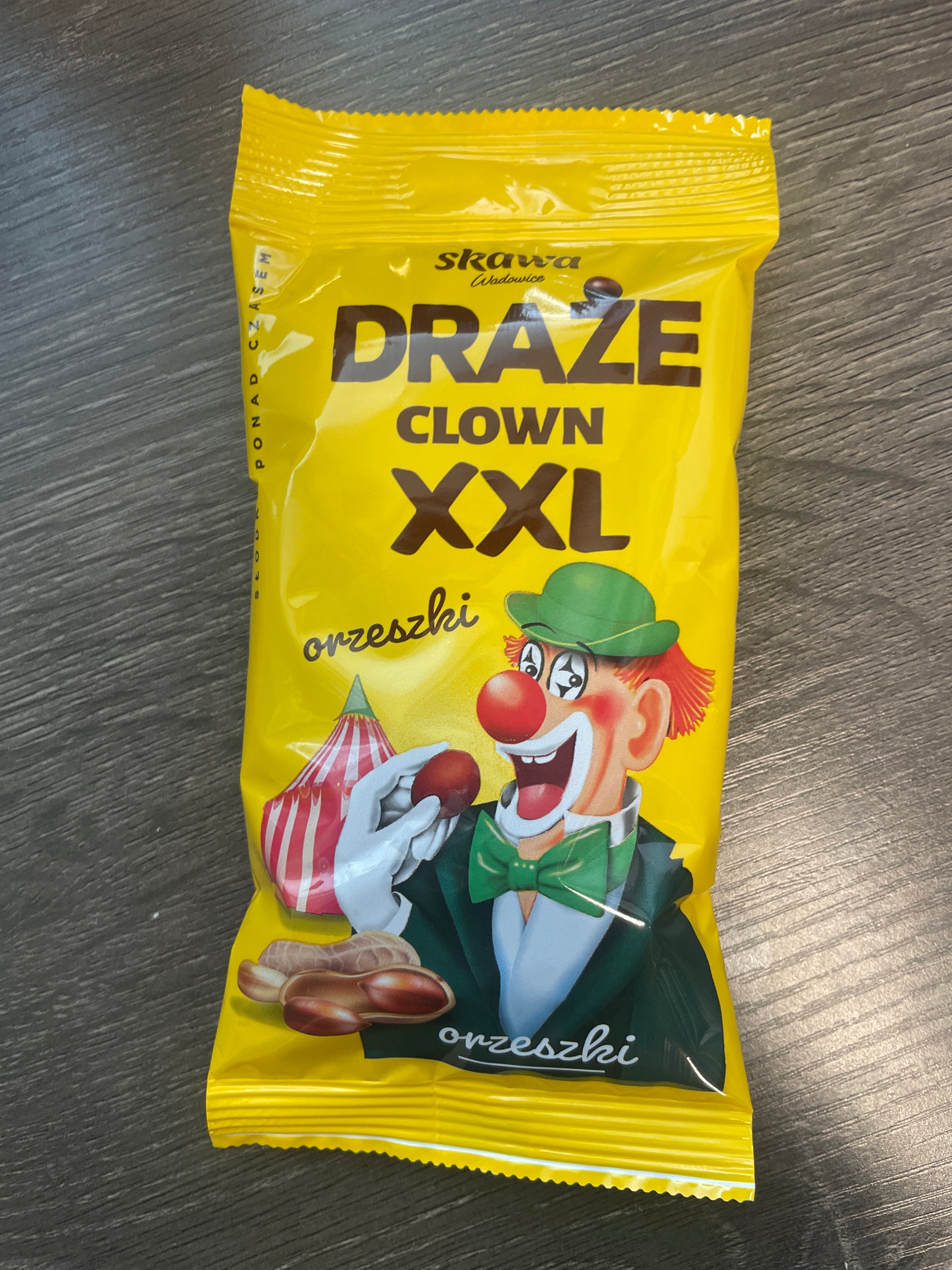 SKAWA PEANUT XXL Dragees 130g, draze ORZESZKI,CLOWN