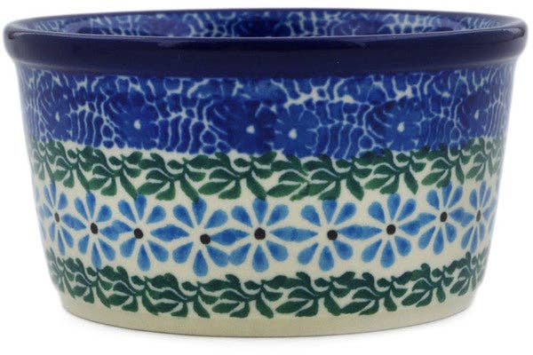Ramekin Bowl Small Blue Butterfly Theme