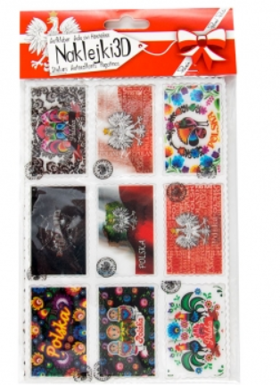 3D sticker set  Polska