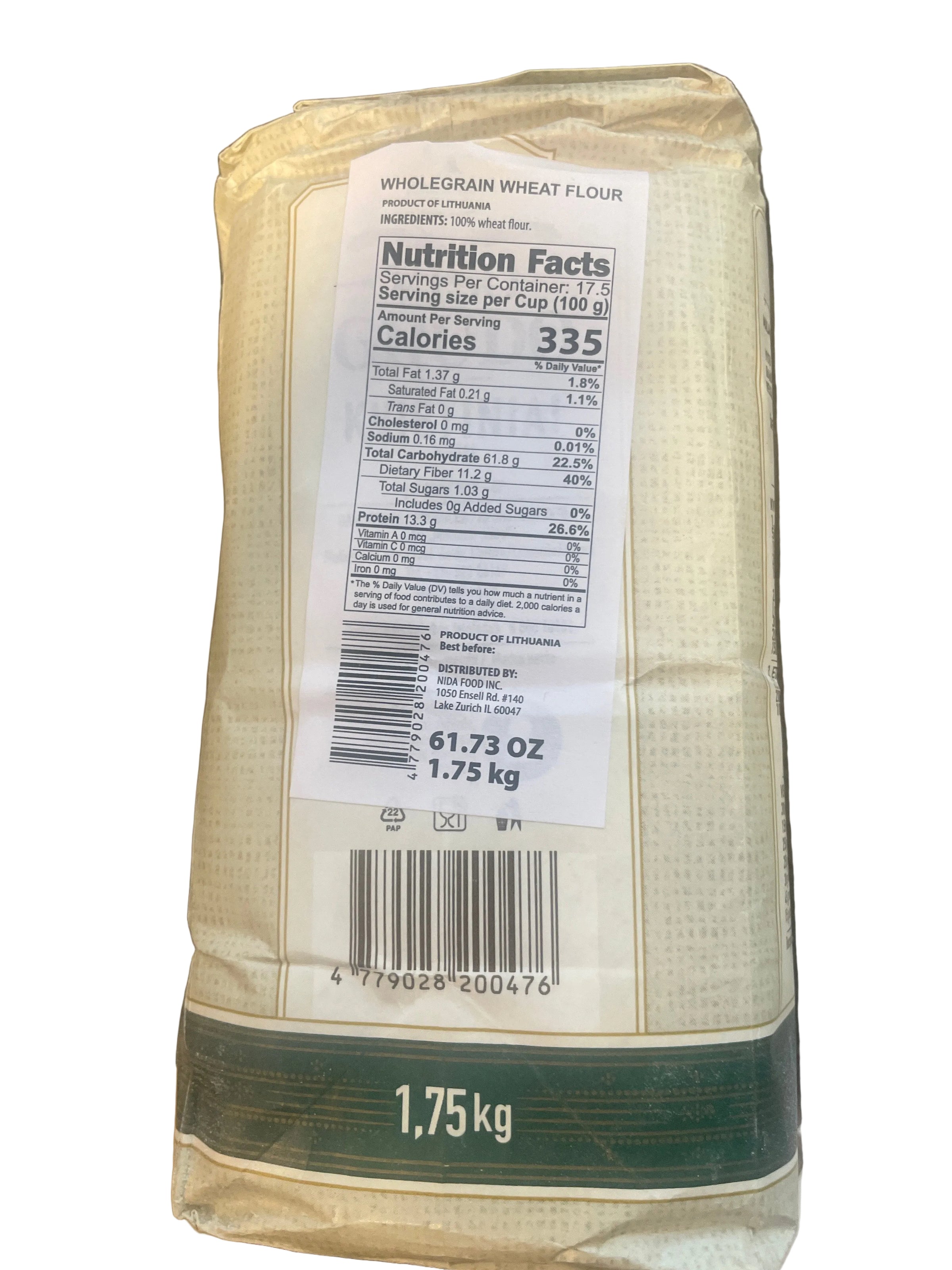VISO GRUDO Whole grain wheat flour MALSENA.