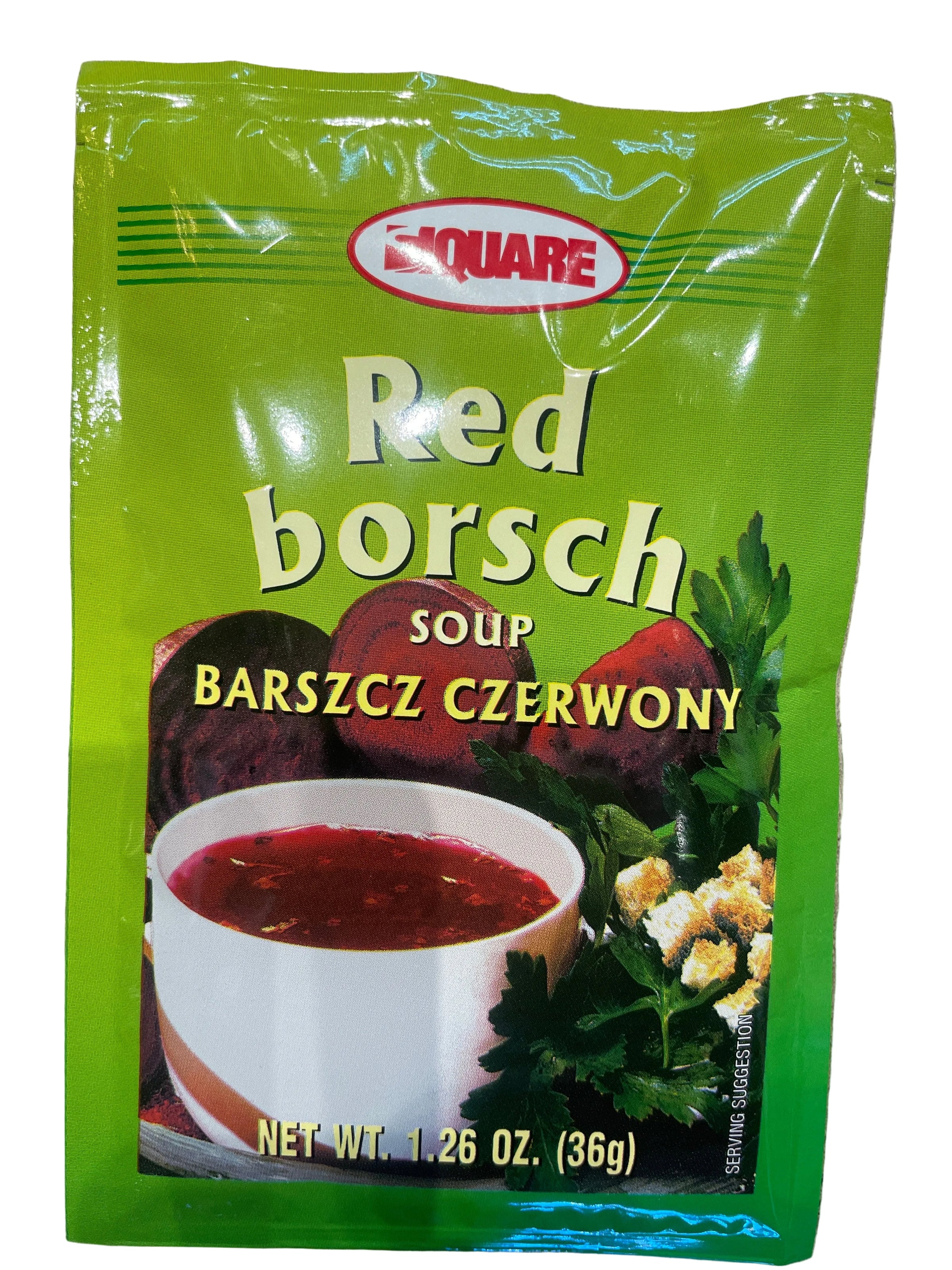 BARSZCZ CZERWONY, RED BORSSCH SOUP, SQUARE, 36g