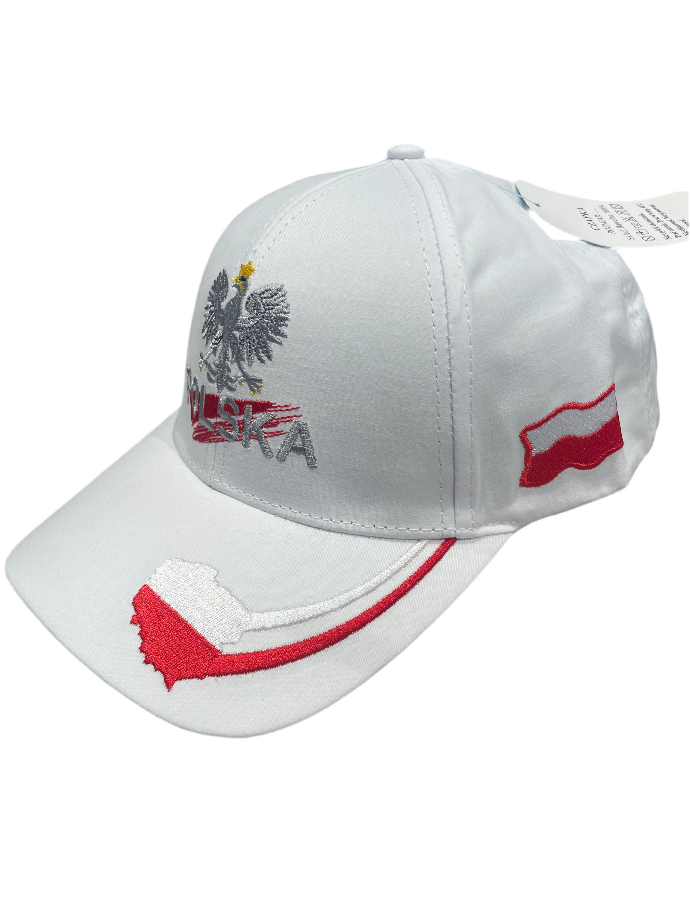 Poland white baseball cap,Polska,czapka z daszkiem