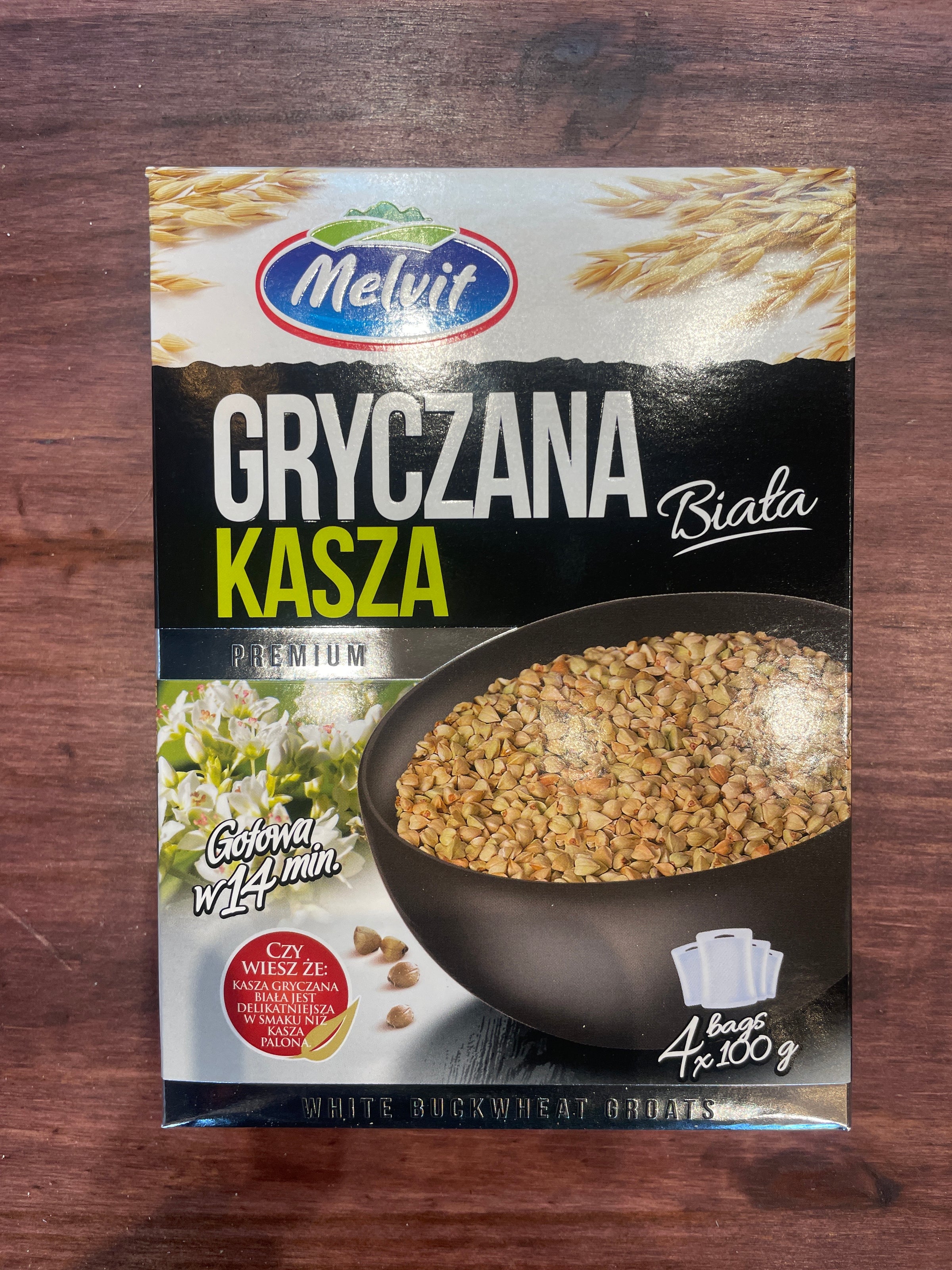 MELVIT KASZA GRYCZANA BIALA