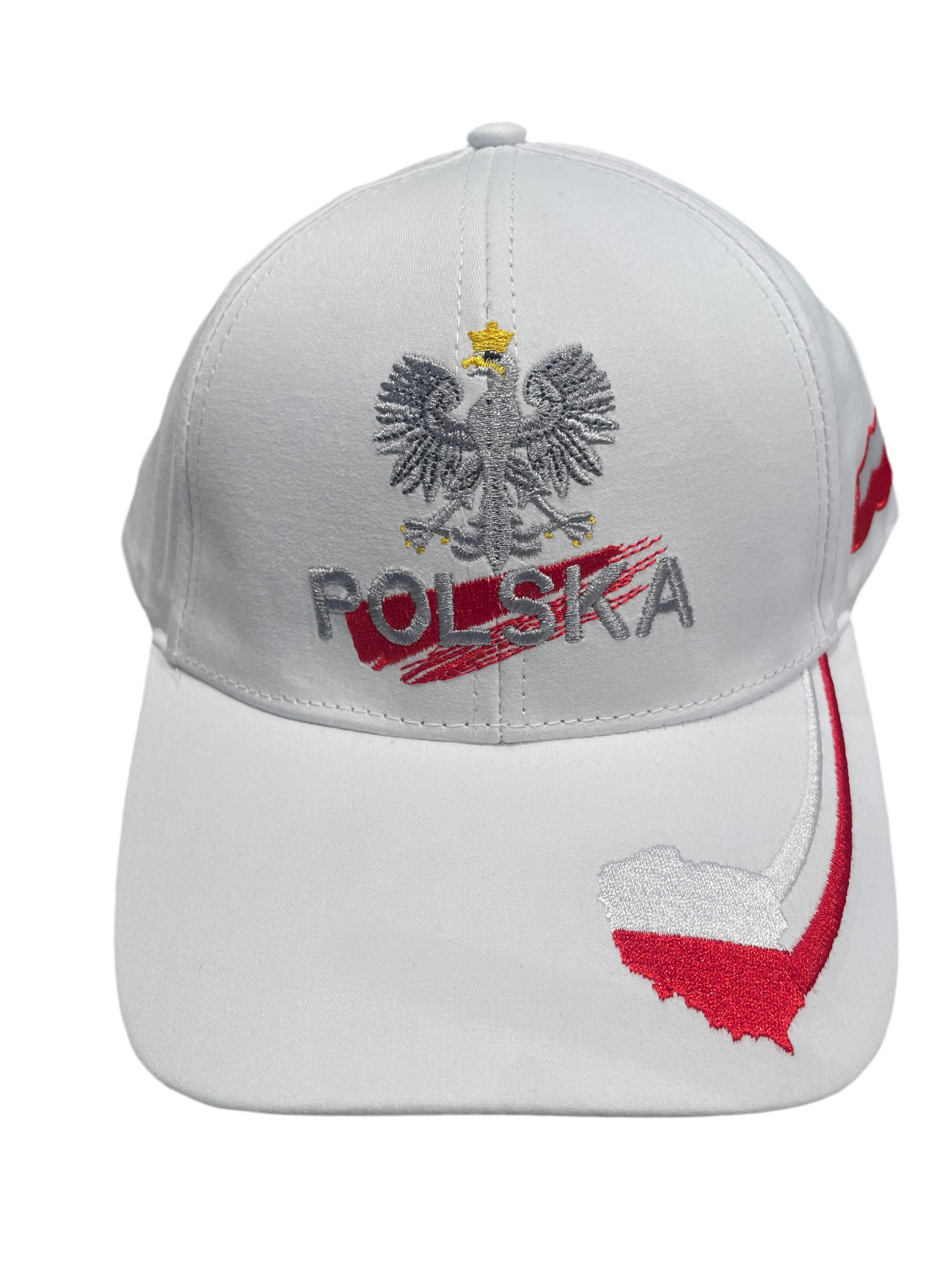 Poland white baseball cap,Polska,czapka z daszkiem