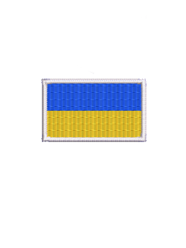 Ukraine Flag Embroidered Patch