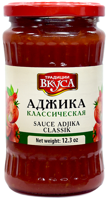 TOMATO SAUSE "ADJIKA CLASSIC",TRADICII VKUSA, (JAR), MOLDOVA, 0.35L