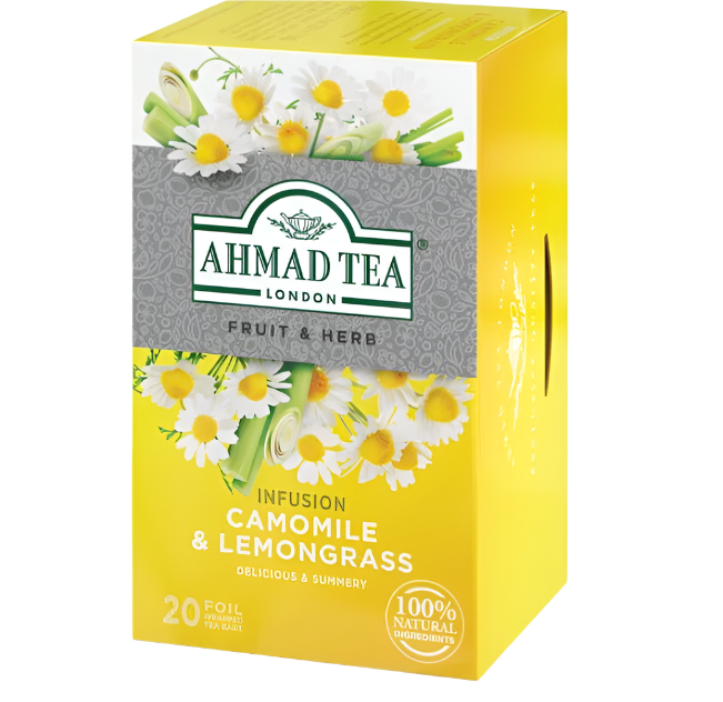 AHMAD Black Tea  "CAMOMILE & LEMON GRASS", Sri Lanka, 20tb