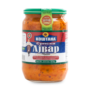Kostana Serbian Ajvar Mild 670g