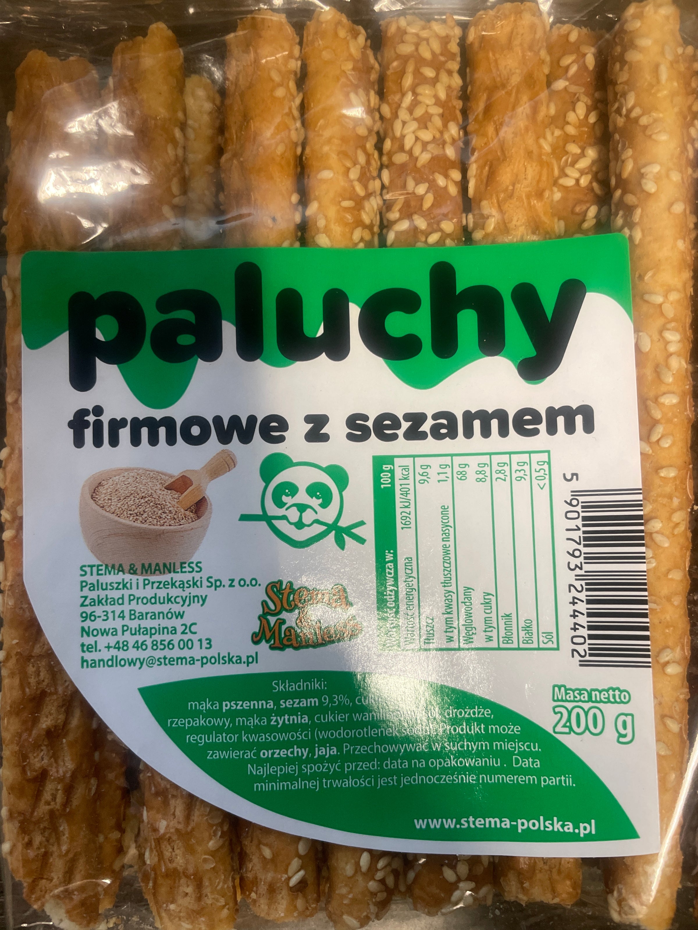 PALUCHY FIRMOWE Z SEZAMEM, 200G