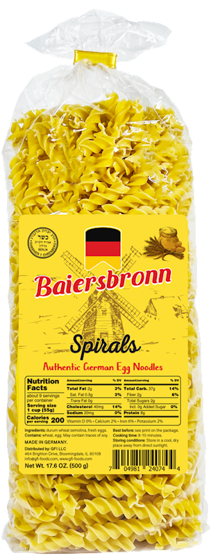 BAIERSBRONN Egg Noodles Spirals