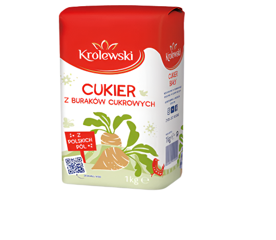 BIALY CUKIER, KROLEWSKI, WHITE SUGAR, 1KG