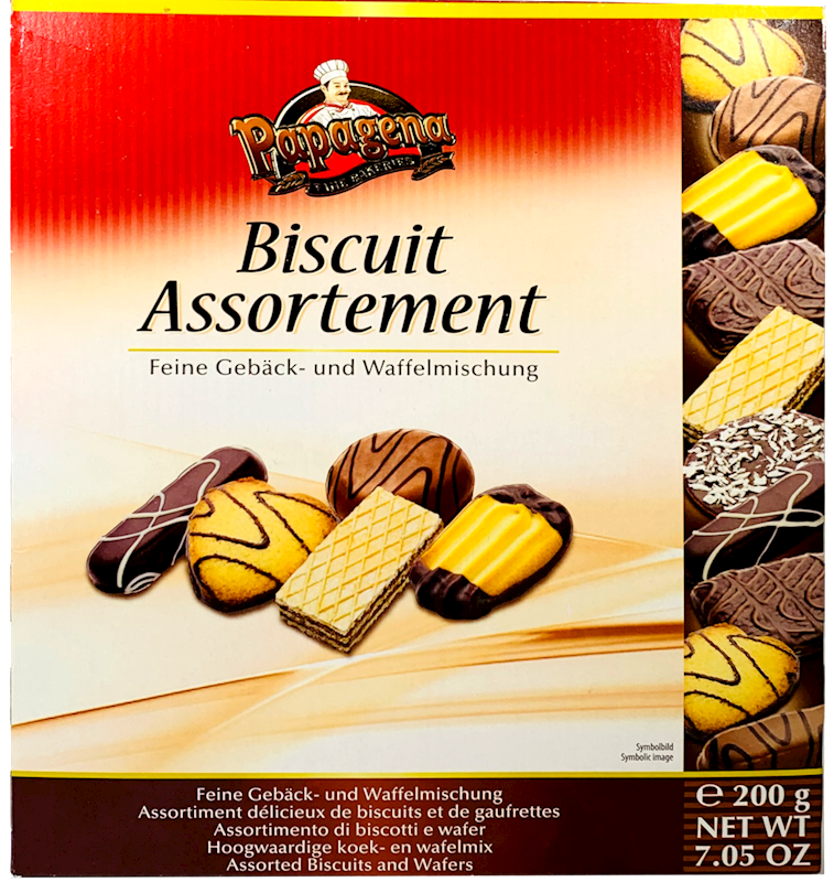 Papagena, Biscuit Assortment, Germany, 200g Gift Box