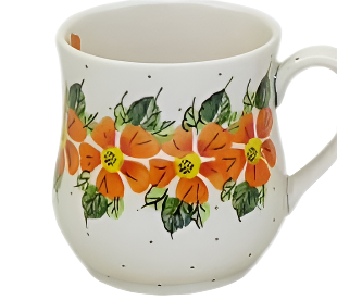 POLISH POTTERY,BOLESLAWIEC, KUBEK