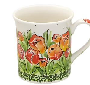 POLISH POTTERY,BOLESLAWIEC,KUBEK