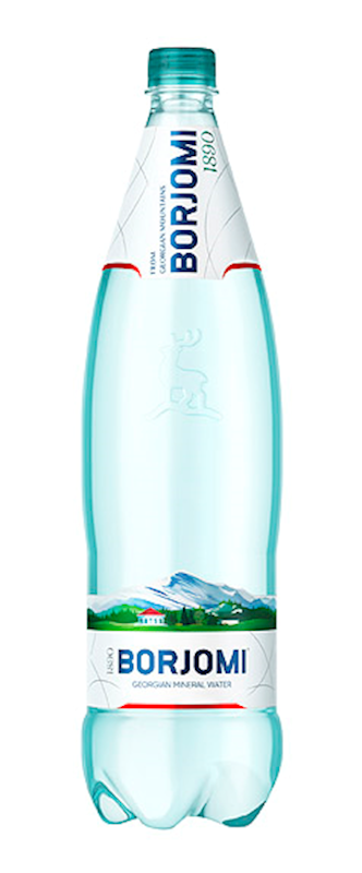 MINERAL WATER "BORJOMI" CARBONATED PLASTIC BOTLE 750ML