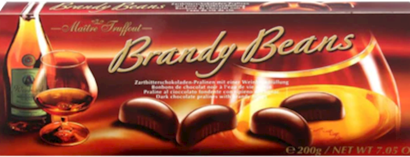 BOXED CANDIES "BRANDY BEANS", 200G