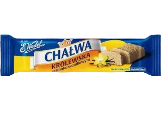 CHALWA WANILIOWA, VANILLA SESAME HALVA, WEDEL, 100G