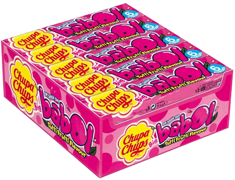 CHUPA CHUPS Bubble Gum Tutti Frutti