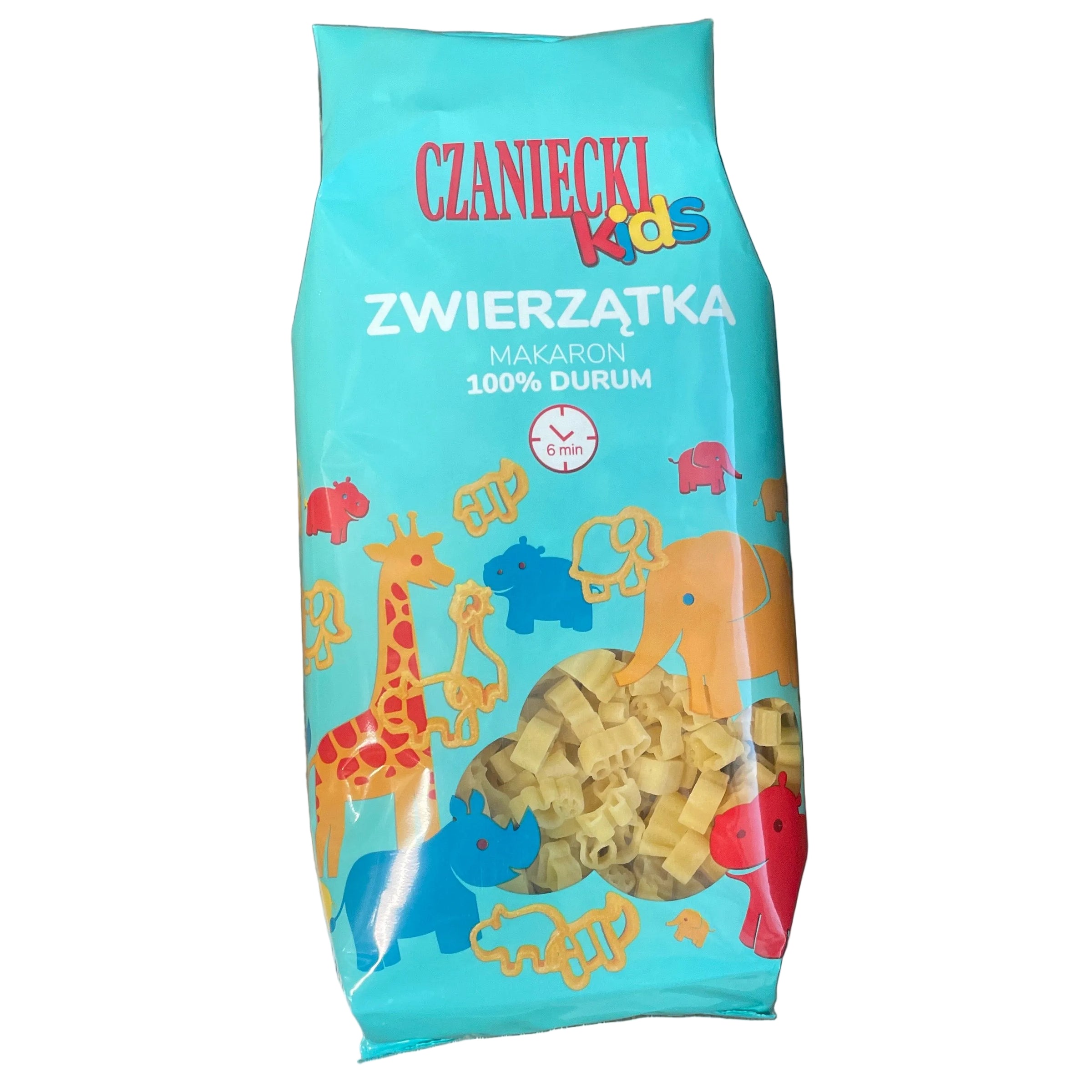 CZANIECKI KIDS ANIMALS NOODLES ,MAKARON ZWIERZATKA, 250G