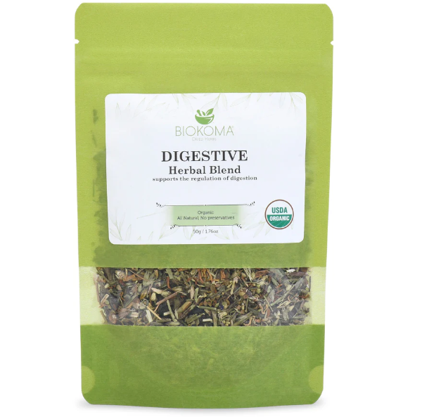 DIGESTIVE HERBAL BLEND, SUPPORT THE REGULATION OF DIGESTION,Biokoma