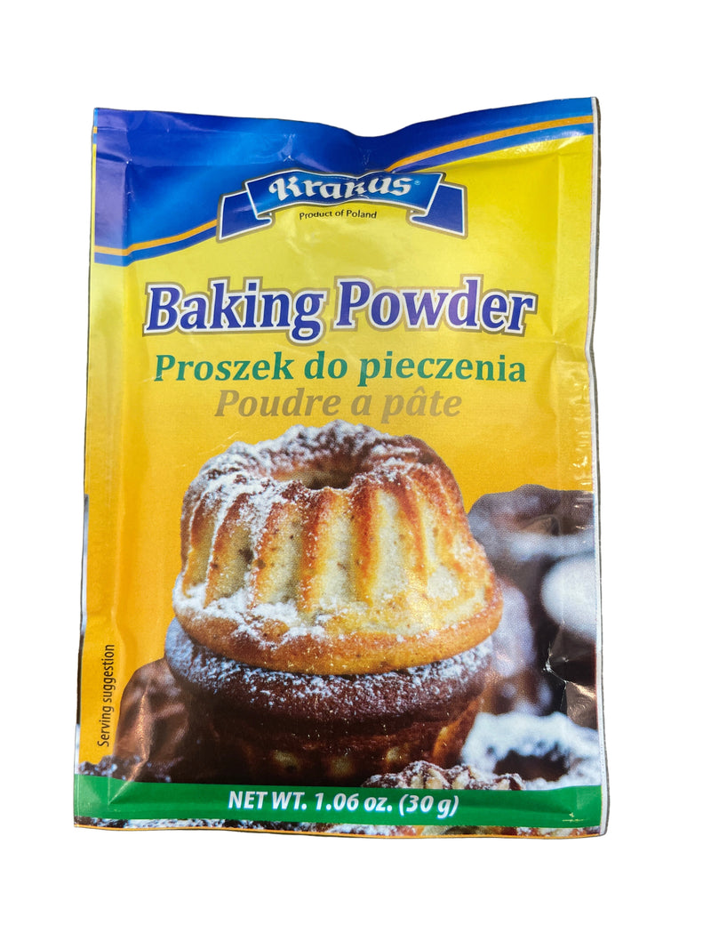 PROSZEK DO PIECZENIA,BAKING POWDER 30G, KRAKUS