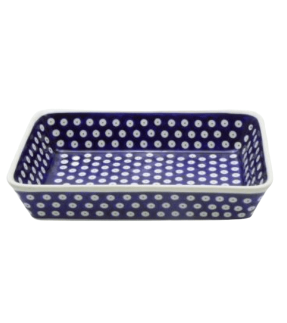 Bolesławiec pottery, POLMISEK,DISH,PL108,NAVY BLUE,GRANATOWA