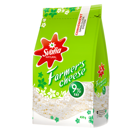 FARMERS CHEESE 9%, SVALIA,370G