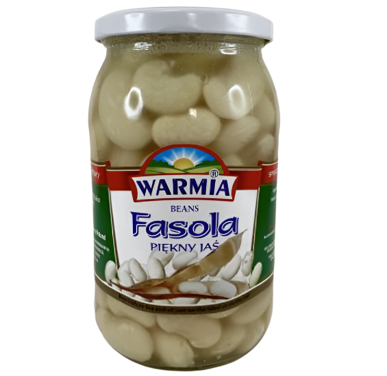 FASOLA PIEKNY JAS,WHITE BEANS,WARMIA,900ML