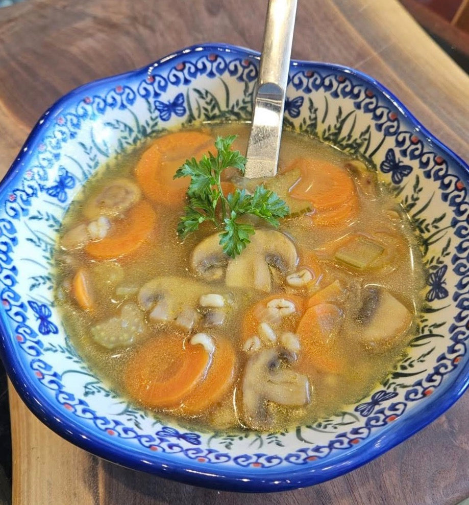 Vegeterian mushroom soup 32 oz (Christmas order)