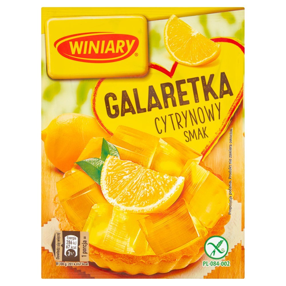 WINIARY Lemon Jelly, GALERETKA CYTRYNOWA
