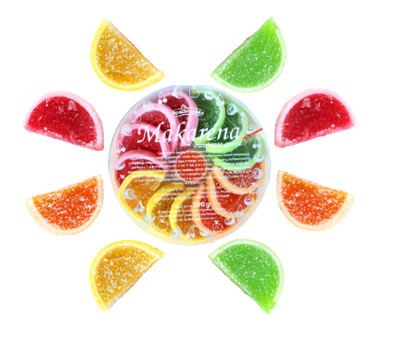 GALARETKA MAKARENA BOX, JELLY IN SUGAR