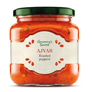 Grannys Secret Ajvar Roasted Pepper 550g