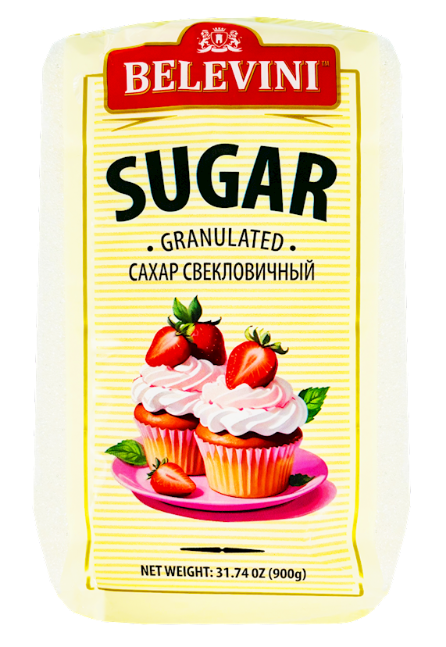 Granulated Sugar, Moldova, 900g, Belevini
