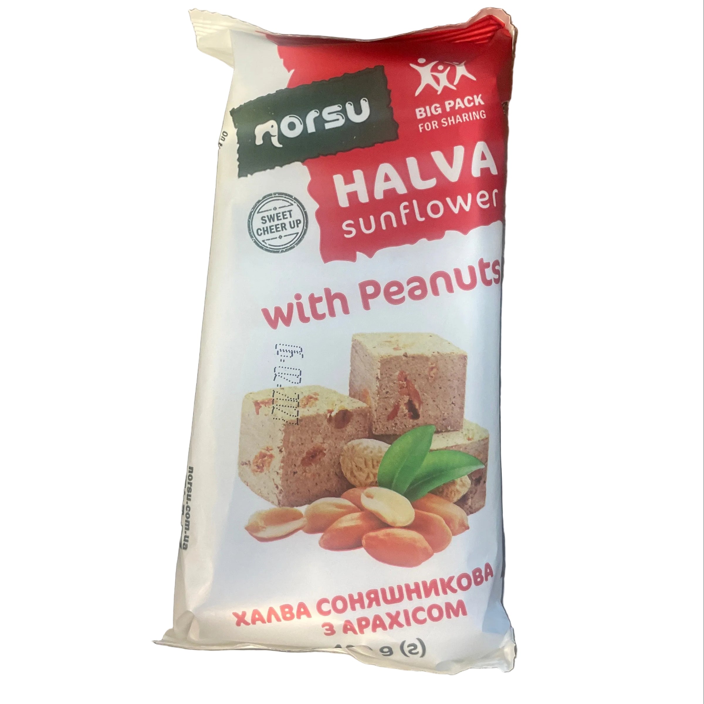 HALVA SUNFLOWER WITH PEANUT, NORSU, UKRAINE, 400G