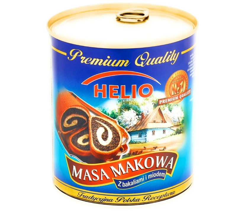 MASA MAKOWA Z BAKALIAMI I MIODEM, POPPY SEED FILLING,850G