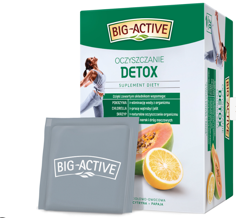 HERBATA OCZYSZCZANIE, DETOX, BIG ACTIVE