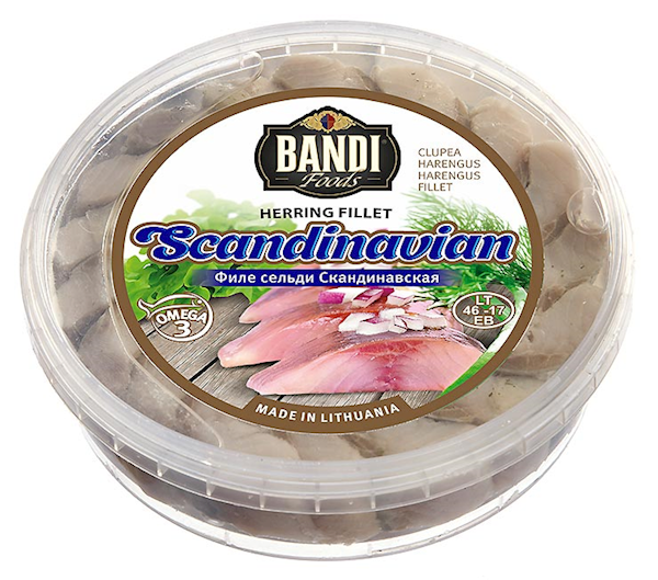 HERRING FILLET SCANDINAVIAN BANDI 500G.