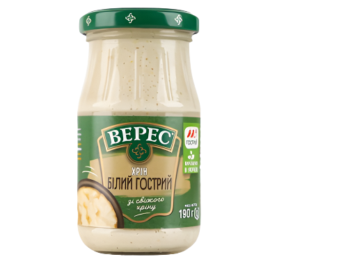 HORSERADISH HOT SAUCE, VERES, UKRAINE, 190G