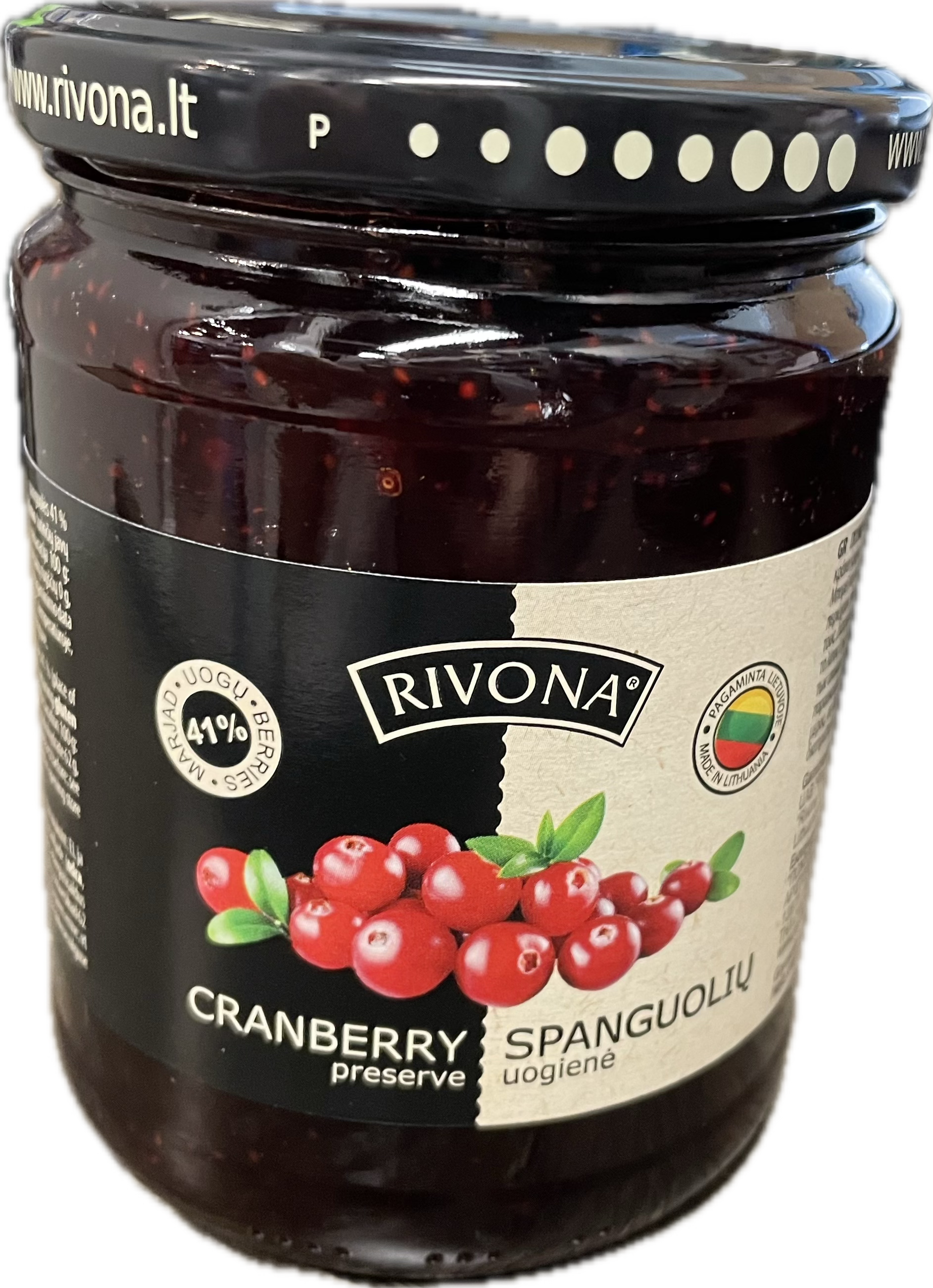 Cranberry Preserve,RIVONA 600g