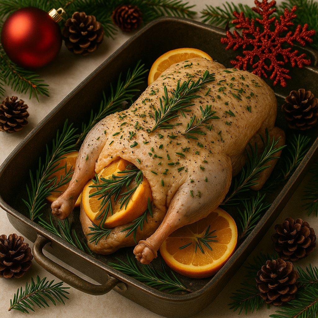 CHRISTMAS WHOLE READY TO BAKE DUCK a’l’ Orange