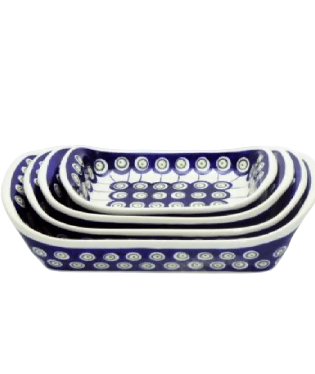 Boleslawiec pottery, Zestaw Polmistkow, Set of Dishes