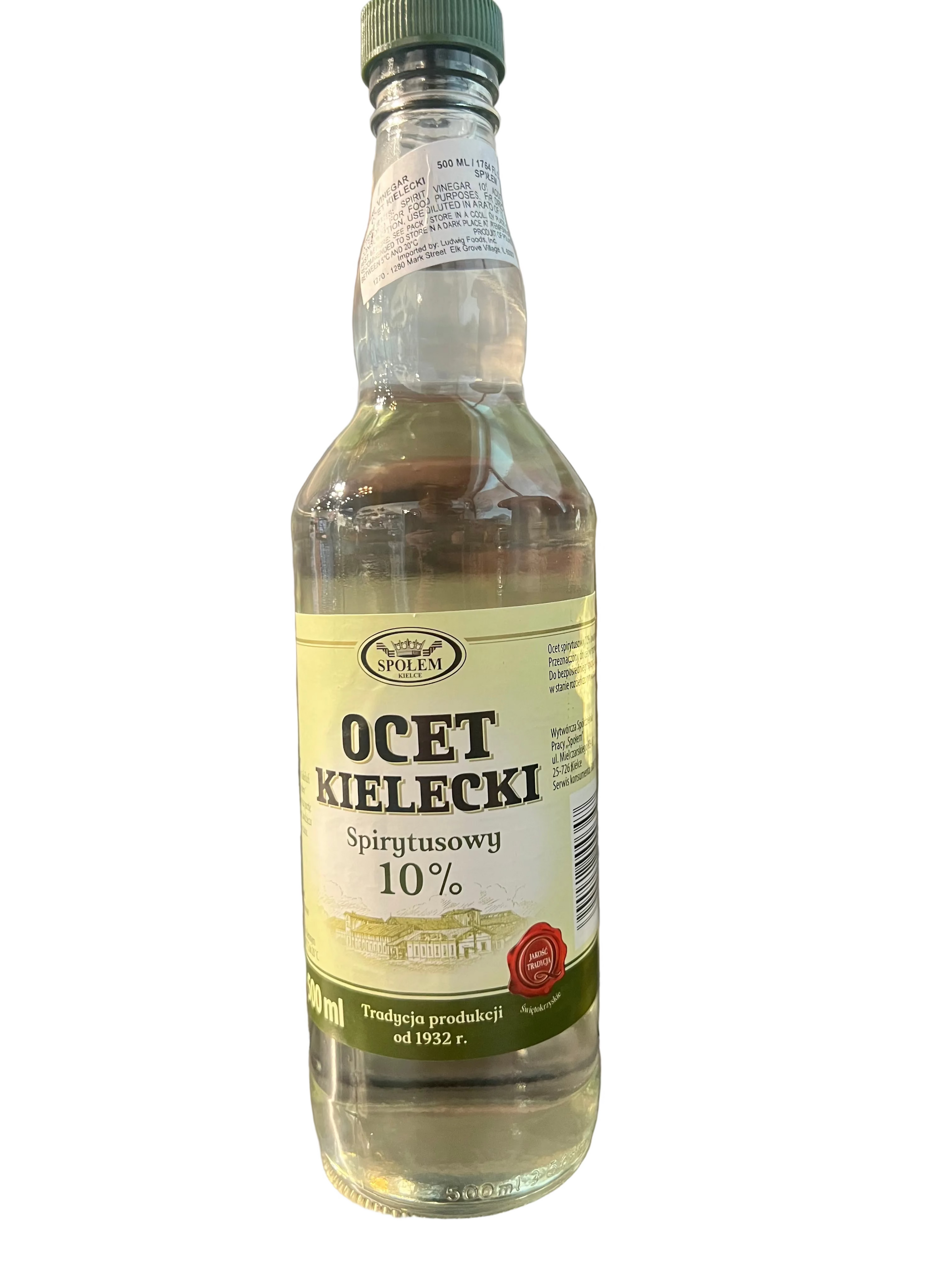 Ocet spirytusowy 10% SPOLEM, VINEGAR, 500ML