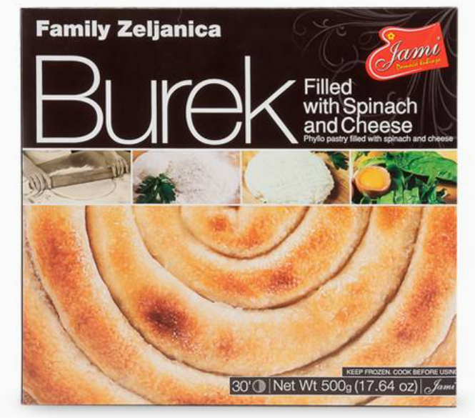 Jami Family Burek Spinach & Cheese,500g