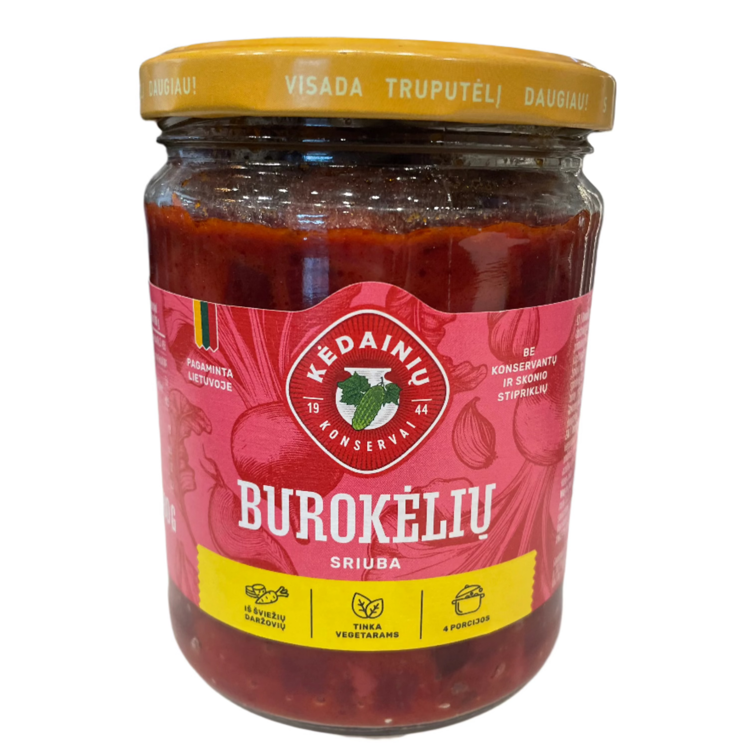 KEDAINIU, BUROKELIU SRIUBA, RED BEET ROOT SOUP, LT 480G