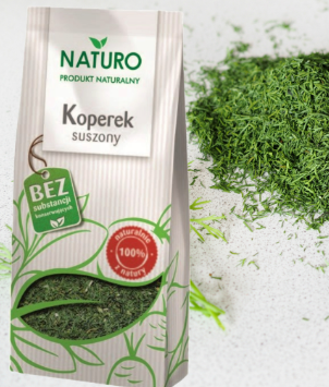 KOPEREK SUSZONY, DRIED DILL, NATURO,25G