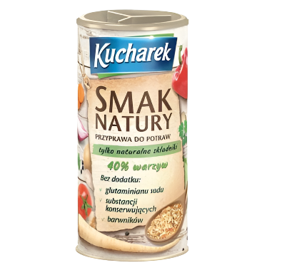 KUCHAREK TASTE OF NATURE DISH SEASONING, PRZYPRAWA DO POTRAW SMAK NATURY,250G