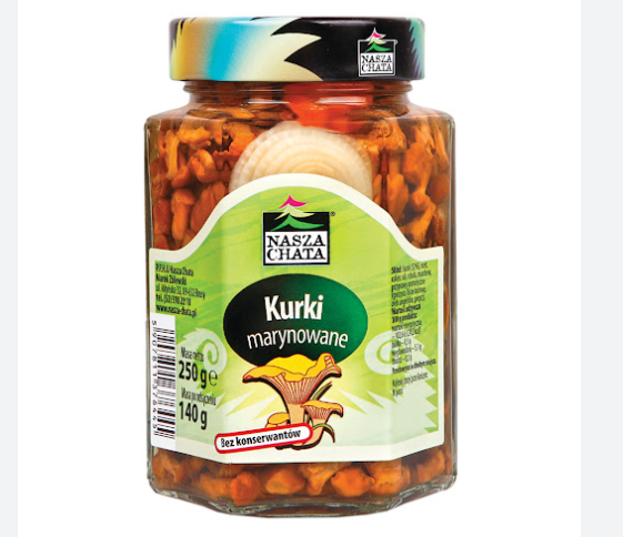 KURKI MARYNOWANE,CANTHARELLUS CIBARIUS MARINATED